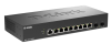 Фото D-Link Управляемый L2 коммутатор, 8x1000Base-T, 2x10GBase-X SFP+, защита от статического электричества до 6 кВ, CLI, консольный порт RJ-45, RPS, поддержка Dying Gasp