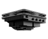 Фото ID-COOLING IS-55 BLACK LGA1700/1200/115X/AM5/AM4 низкопрофильный высота 55mm (18шт/кор, TDP 125W, PWM, 5 тепл.трубок + медная база, FAN 120mm, черный) BOX