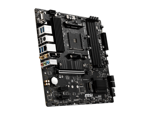 Фото MSI B550M PRO-VDH WIFI AM4,4DDR4,1PCI-Ex16, 2PCI-Ex1, 2M.2, 4SATA3,7USB3.2 Gen1