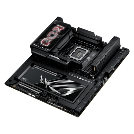 Фото ASUS ROG MAXIMUS Z890 EXTREME, LGA1851, Z890, 4*DDR5, 4*SATA, 6*M.2, 7*USB 3.2, Type-C, 2*PCIx16, 2*PCIx4, 2*Thunderbolt™ 5, HDMITM, ATX; 90MB1IA0-M0EAY0