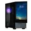 ZALMAN Z10 DS, ATX, BLACK, WINDOW, built-in 15.6-inch FHD display, 2x3.5", 2x2.5", 2xUSB3.0, 1xUSB 3.1 Type-C, FRONT 2x120mm, REAR 1x120mm ARGB