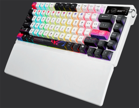 Фото ASUS M704 ROG AZOTH X, 2.4GHz RF, Bluetooth 5.1, 75%, PBT, RGB Lighting