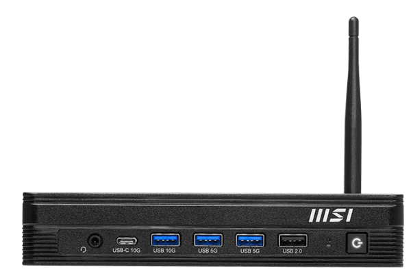 Фото MSI Pro DP10 A14MG Mini Core i5-14400 (2.5GHz), 16Gb(8*2) DDR5 SO-DIMM, 512GB SSD M.2, Intel Graphics, noDVD, WiFi, BT, 120W, noOS, 1y war-ty, Black