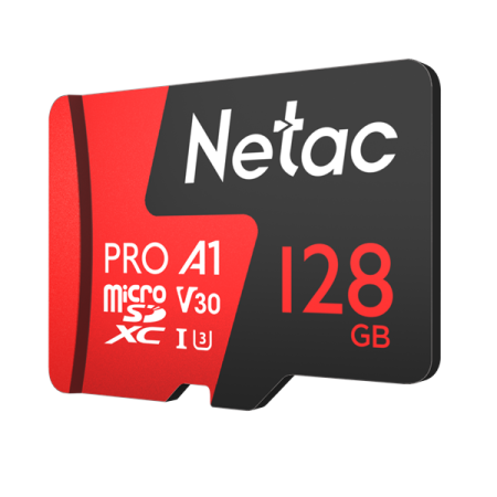 Фото Netac P500 Extreme PRO 128GB MicroSDXC V30/A1/C10 up to 100MB/s, retail pack card only