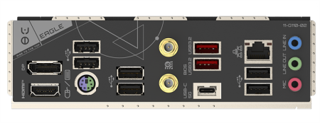 Фото GIGABYTE B650 EAGLE AX, AM5, B650, 4*DDR5, 4*SATA, 3*M.2, 2*USB 3.2, 6*USB 2.0, Type-C, 4*PCIx16, DP+HDMI, ATX