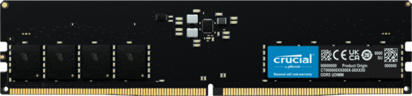 Crucial by Micron 32GB DDR5-5600 UDIMM (CT32G56C46U5) CL46 1.1V, 1 Year Warrаnty OEM