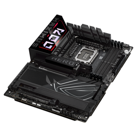 Фото ASUS ROG MAXIMUS Z890 HERO, LGA1851, Z890, 4*DDR5, 4*SATA, 6*M.2, 8*USB 3.2, Type-C, 2*PCIx16, 1*PCIx1, 2*Thunderbolt™ 4, HDM, ATX; 90MB1ID0-M0EAY0