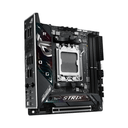 Фото ASUS ROG STRIX B850-I GAMING WIFI, AM5, B650, 2*DDR5, 2*SATA, 2*M.2, 4*USB 3.2, 2*USB 2.0, Type-C, 2*PCIx16, HDMI, mITX; 90MB1K30-M0EAY0