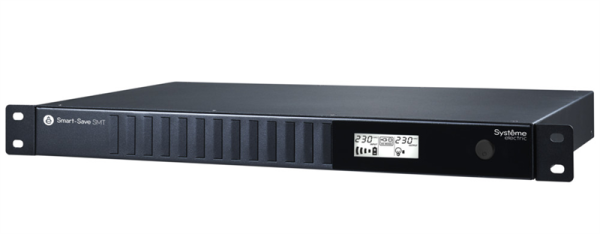 Фото Systeme Electric Smart-Save SMT, 750VA/450W, RM 1U, Line-Interactive, LCD, Out: 230V 4xC13, SNMP Intelligent Slot, USB, RS-232