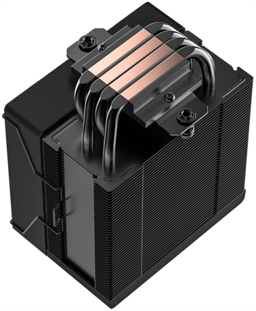 Фото ID-COOLING SE-904-XT BLACK LGA1851/1700/1200/115X/AM5/AM4 (16шт/кор, TDP 180W, PWM, 4 тепл.трубки прямого контакта, FAN 100mm) RET