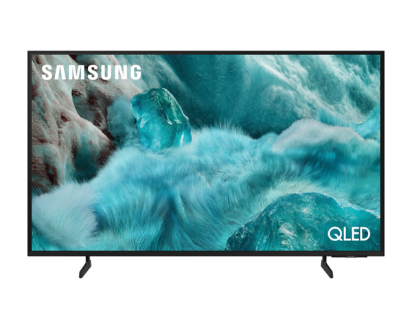 Samsung QLED TV QE55Q7FAAUXRU, 55', QLED, 4K 3840x2160, 60Hz, Tizen Smart TV, 20W, Tuner (DVB-T2/C/S2, PAL,SECAM), HDMI, USB, CI+, Wi-Fi, BT, LAN, VESA 200x200, Black