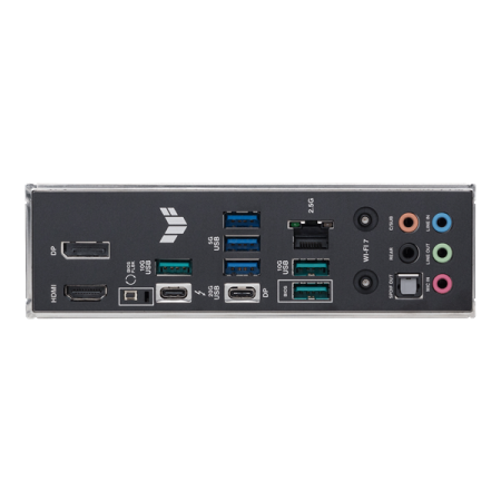 Фото ASUS TUF GAMING Z890-PLUS WIFI, LGA1851, Z890, 4*DDR5, 4*SATA, 4*M.2, 6*USB 3.2, Type-C, 2*PCIx16, 1*PCIx4, 2*PCIx1, Thunderbolt™ 4, HDMI+DP, ATX; 90MB1IQ0-M0EAY0
