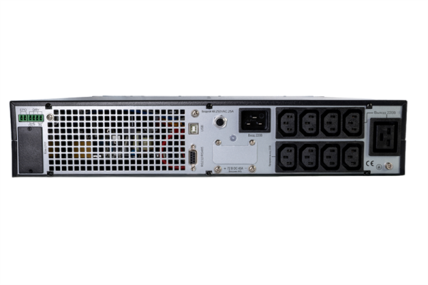 Фото Systeme Electric Smart-Save Online SRT, 1500VA/1500W, On-Line, Extended-run, Rack 2U(Tower convertible), LCD, Out: 8xC13, 1xC19, SNMP Intelligent Slot, USB, RS-232, Dry contact