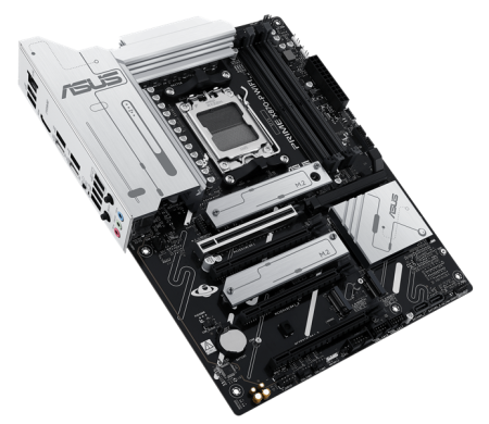 Фото ASUS PRIME X870-P WIFI, AM5, X870, 4*DDR5, 2*SATA, 4*M.2, 4*USB 3.2, 2*USB 2.0, 2*Type-C, 5*PCIx16, HDMI, ATX; 90MB1IS0-M0EAY0