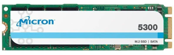 Micron 5300PRO 240GB SATA M.2(22x80mm) 3D TLC R540/W310MB/s MTTF 3М 67000/40000 IOPS 657TBW SSD Enterprise Solid State Drive, 1 year, OEM