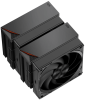 Фото PCCooler RZ620 BK, 2x120mm FAN, 6 HEAT PIPES, 4-PIN PWM, 500-2200 RPM, 32 DBA, FDB BEARING, LGA 1851/1700/1200/115X, AMD AM5/AM4