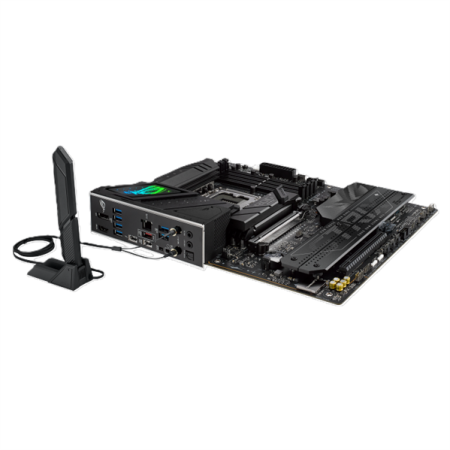 Фото ASUS ROG STRIX B860-F GAMING WIFI, LGA1851, B860, 4*DDR5, 4*SATA, 4*M.2, 7*USB 3.2, Type-C, 2*PCIx16, DP+HDMI, ATX; 90MB1JG0-M0EAY0