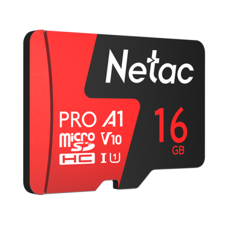 Фото Netac P500 Extreme PRO 16GB MicroSDHC V10/U1/C10 up to 100MB/s, retail pack with SD Adapter