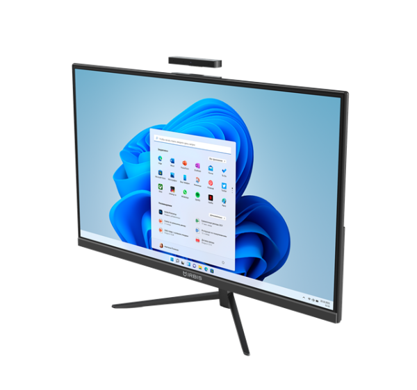 Фото IRBIS GroovyAIO 24; 23.8" (I5-1250P;1920x1080; IPS; 16GB (2*8) DDR4/512GB NVME SSD, wifi6 AX101, microSD, type C full function, RJ45, WebCam 5MP(magnetic), EU 19V 3.42A, wired k+m, Win11Pro, Китай)