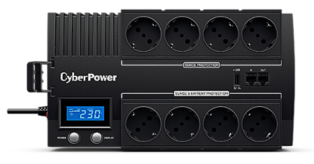 Фото Cyberpower BR1200ELCD Line-Interactive 1200VA/720W USB/RJ11/45 (4+4 EURO)