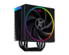 Фото ID-COOLING FROZN A410 ARGB LGA1700/1200/115X/AM5/AM4 (10шт/кор, TDP 220W, PWM, 4 тепл.трубки прямого контакта, ARGB FAN 120mm, черный) RET