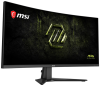 Фото MSI MAG 346CQDF E20 34" 21:9 UWQHD(3440x1440) Rapid VA Curve 1500R, 4000:1, 0,5ms(GTG), 100M:1,300nits,2xHDMI,DP,Tilt,IntPower,VESA,UWQHD:200Hz HD:400Hz,Black,1y w-ty
