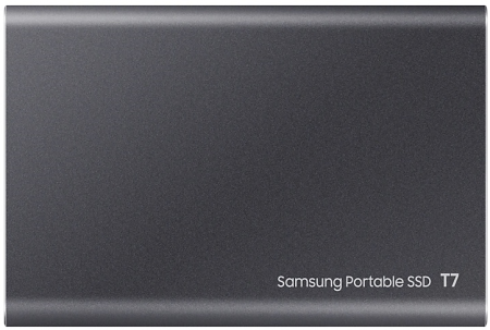 Фото SSD Samsung T7 External 2Tb (2048GB) GREY USB 3.2 (MU-PC2T0T/WW) 1year