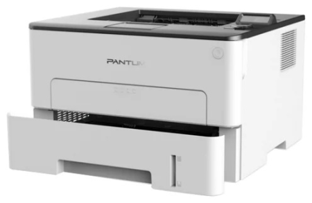 Фото Pantum P3300DN, Printer, Mono laser, А4, 33 ppm (max 60000 p/mon), 350 MHz, 1200x1200 dpi, 256 MB RAM, PCL/PS, Duplex, paper tray 250 pages, USB, LAN, start. cartridge 6000 pages (grey)