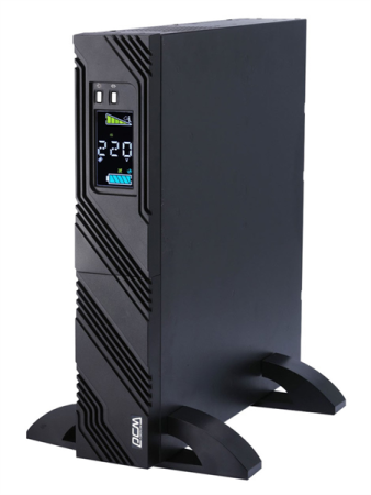 Фото Powercom SMART KING PRO+, Line-Interactive, 2000VA/1600W, Rack/Tower, 8*IEC320-C13+ 1*C19, Serial+USB, SmartSlot (1152577)