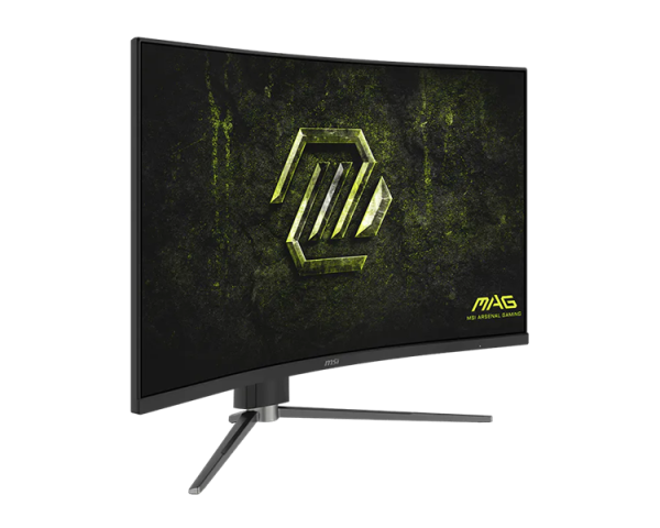 Фото MSI MAG 325CQPF E18 31.5" 16:9 WQHD(2560x1440) Rapid VA Curve 1000R, 0,5ms(GTG), 3500:1, 100M:1, 300nit, 178/178, 2xHDMI 2.0, 1xDP 1.4, Tilt,Swivel,Height,VESA, 180HZ, Black, 1y war-ty