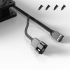 Фото ID-COOLING XF-120-K 120x120x25мм (60шт./кор, PWM, Low Noise, резиновые углы, 700-1800об/мин, черный) BOX