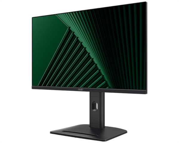 Фото MSI PRO MP275PG 27" 16:9 FHD(1920x1080), IPS Flat, 1ms(MPRT), 1300:1, 100M:1, 300nits, 178/178, HDMI 1.4b, DP 1.2a, VGA, Speaker, Tilt, Swivel, Height, Pivot, 100HZ, Black, 1y war-ty