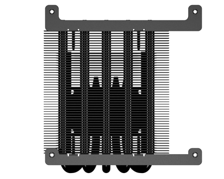 Фото ID-COOLING IS-50X V3 LGA1700/1200/115X/AM5/AM4 низкопрофильный высота 56mm (27шт/кор, TDP 130W, PWM, 5 тепл.трубки прямого контакта, FAN 120mm, черный) BOX