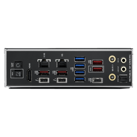 Фото ASUS ROG MAXIMUS Z890 HERO, LGA1851, Z890, 4*DDR5, 4*SATA, 6*M.2, 8*USB 3.2, Type-C, 2*PCIx16, 1*PCIx1, 2*Thunderbolt™ 4, HDM, ATX; 90MB1ID0-M0EAY0