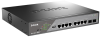 Фото D-Link Настраиваемый L2 PoE-коммутатор, 8x1000Base-T PoE 802.3bt 90 Вт, 2x1000Base-X SFP, PoE-бюджет 242 Вт, дальность PoE до 250 м