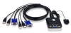 ATEN 2-Port USB VGA Cable KVM Switch with Remote Port Selector (CS22U-A7)