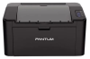 Фото Pantum P2500, Printer, Mono laser, А4, 22 ppm (max 15000 p/mon), 600 MHz, 1200x1200 dpi, 128 MB RAM, paper tray 150 pages, USB, start. cartridge 1600 pages (black)