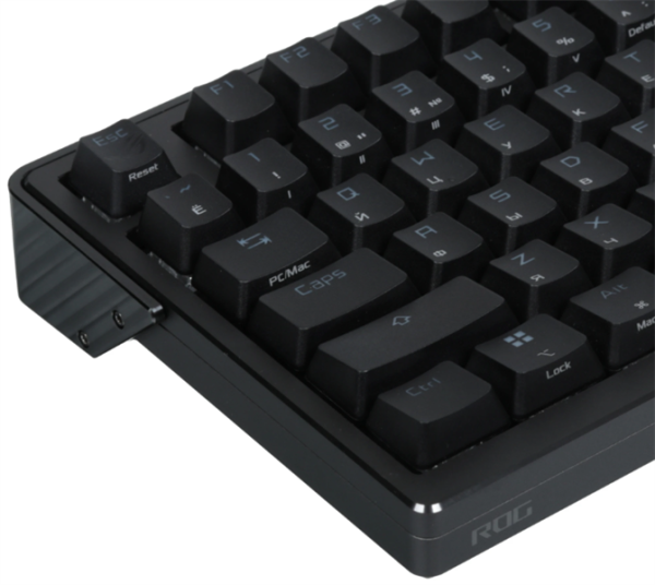 Фото ASUS M702 ROG AZOTH EXTREME, 2.4GHz RF, Bluetooth 5.1, 75%, PBT, RGB Lighting, Black