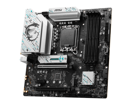 Фото MSI B760M GAMING PLUS WIFI,B760,LGA1700,4DDR5,2PCI-Ex16,1PCI-Ex1,2M.2,4SATA3,2USB3.2 Gen2,7US