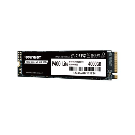 Фото Patriot SSD P400 Lite 1TB M.2 2280 NVMe PCle 4.0 x4 R3500/W2700 TBW 560TB 3D NAND with HS
