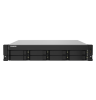 Фото QNAP SMB 2U/8bay QC 1,7GhzCPU/4Gb(upto16Gb)/upto 20HDD with TL-R1200S-RP/SATA(3,5" 2,5")/ 4xUSB3.2/1xExp.slot/2x2,5Gb 2x10Gb(SFP+)/iSCSI/2xPS/no rail(RAIL-B02)/3YW TS-832PXU-RP-4G-EU-RU