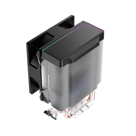 Фото Ocypus Gamma A20 BK ARGB, 92mm FARGB FAN, Top FARGB Panel, 2 HEAT PIPES, 3-PIN, 1900 RPM, 21DBA, HYDRO BEARING, LGA115X/1200/1700/18XX, AM4/AM5