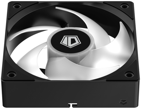 Фото ID-COOLING SE-904-XT ARGB BLACK LGA1851/1700/1200/115X/AM5/AM4 (16шт/кор, TDP 180W, PWM, 4 тепл.трубки прямого контакта, FAN 100mm, Addressable RGB LED) RET