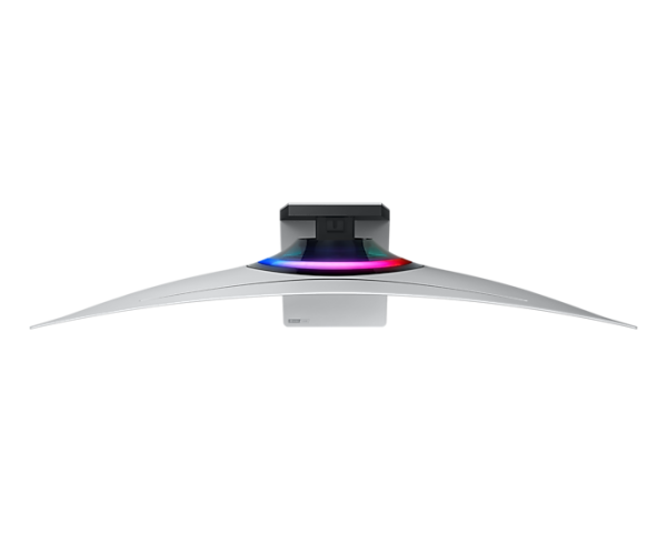 Фото Samsung 34" Odyssey OLED G8 G85SD S34DG852SI Curved OLED 21:9 3440x1440x175Hz 0,03ms 1M:1 250cd 1,07B 178/178 DP; HDMIx2 USB3.0x2 Smart TV Spk 10вт Tilt HAS Pivot БП внешн VESA Silver