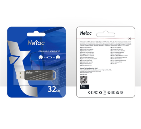 Фото Netac US11 32GB USB3.2+TypeC Dual Flash Drive