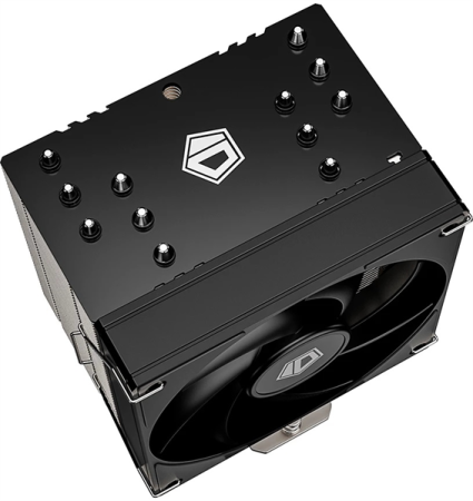 Фото ID-COOLING SE-610-XT BASIC LGA1851/1700/1200/115X/AM5/AM4 (10шт/кор, TDP 250W, PWM, черный, 6 тепл.трубок + медная база, FAN 120mm) RET