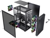 Фото Accord 3407 black w/o PSU ATX 8x120mm 2xUSB2.0 1xUSB3.0 audio bott PSU