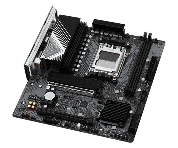 Фото ASROCK B650M-HDV/M.2, AM5, B650, 2*DDR5, 4*SATA, 2*M.2, 2*USB 3.2, 4*USB 2.0, Type-C, 2*PCIx16, 1*PCIx1, 1*M.2 (Key E), HDMI+DP, mATX