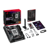 Фото ASUS ROG STRIX B850-I GAMING WIFI, AM5, B650, 2*DDR5, 2*SATA, 2*M.2, 4*USB 3.2, 2*USB 2.0, Type-C, 2*PCIx16, HDMI, mITX; 90MB1K30-M0EAY0