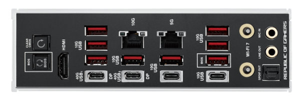 Фото ASUS ROG CROSSHAIR X870E EXTREME, AM5, X870E, 4*DDR5, 4*SATA, 5*M.2, 10*USB 3.2, 2*Type-C, 2*USB4, 6*PCIx16, HDMI, E-ATX; 90MB1LB0-M0EAY0